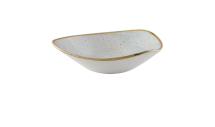 CHURCHILL SUPER VITRIFIED STONECAST ACCENTS DUCK EGG TRIANGULAR BOWL 21OZ