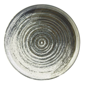 SWIRL COUPE PLATE 18CM PORLAND ENIGMA 7Inch