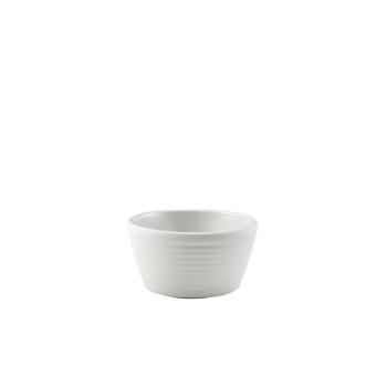 GENWARE MELAMINE MATT WHITE RIPPLE RAMEKIN 68ML/2.4OZ