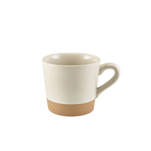 GENWARE KAVA WHITE STONEWARE COFFEE CUP 34CL/12OZ