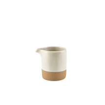 GENWARE KAVA WHITE STONEWARE JUG 9CL/3.2OZ