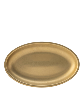 GOLD ARTEMIS OVAL PLATTER 12 X 7Inch (30X18CM)