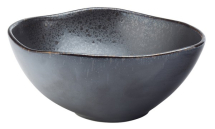 UTOPIA VITRIFIED PORCELAIN NERO BOWL 6.5inch