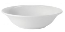 UTOPIA VITRIFIED PORCELAIN PURE WHITE OATMEAL BOWL 11.5OZ