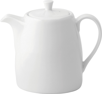 UTOPIA ANTON BLACK FINE CHINA TEAPOT 14OZ