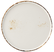 UTOPIA VITRIFIED PORCELAIN CREAM UMBRA COUPE PLATE 9inch