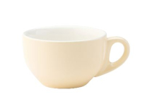 UTOPIA SUPER VITRIFIED PORCELAIN BARISTA CREAM LATTE CUP 10OZ