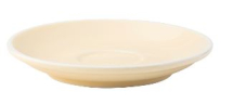 UTOPIA SUPER VITRIFIED PORCELAIN BARISTA CREAM SAUCER 4.5inch