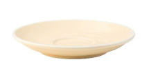 UTOPIA SUPER VITRIFIED PORCELAIN BARISTA CREAM SAUCER 5.5inch