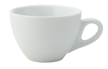 UTOPIA SUPER VITRIFIED PORCELAIN BARISTA WHITE MIGHTY CUP 12.3OZ