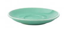 UTOPIA SUPER VITRIFIED PORCELAIN BARISTA GREEN SAUCER 5.5inch