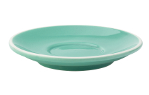 UTOPIA SUPER VITRIFIED PORCELAIN BARISTA GREEN SAUCER 6inch