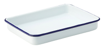 UTOPIA EAGLE ENAMEL WHITE BAKING TRAY 6.7X5.1inch