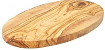 UTOPIA OLIVE WOOD OVAL BOARD 10inch+/-