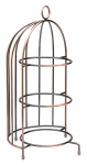 UTOPIA AGED COPPER 3-TIER BIRDCAGE PLATE STAND 17.3X8.7"
