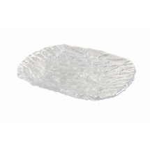 GENWARE GLACIER TABLEWARE GLASS PLATE 7.9X6.7inch