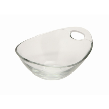 GENWARE GLASS TABLEWARE HANDLED BOWL 8.6OZ