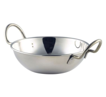 GENWARE STAINLESS STEEL BALTI DISH WITH HANDLES 16.3OZ