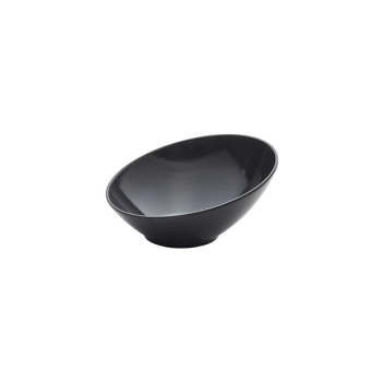 GENWARE MELAMINE BLACK SLANTED BUFFET BOWL 8.3Inch