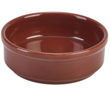 GENWARE PORCELAIN TERRACOTTA ROUND DISH 4.9OZ