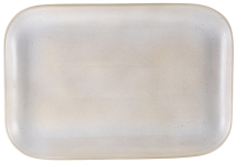 GENWARE TERRA STONEWARE ANTIGO BARLEY RECTANGULAR PLATE 13.6X9.3inch