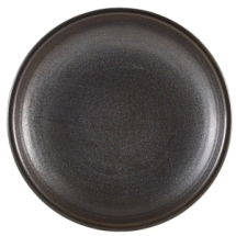 GENWARE TERRA PORCELAIN BLACK COUPE PLATE 8.3inch