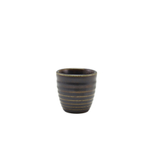 GENWARE TERRA PORCELAIN BLACK DIP POT 3OZ