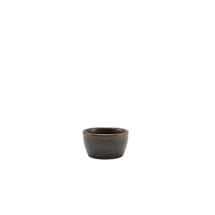 GENWARE TERRA PORCELAIN BLACK RAMEKIN 1.5OZ