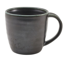 GENWARE TERRA PORCELAIN BLACK MUG 10.5OZ