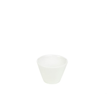 GENWARE WHITE PORCELAIN CONICAL BOWL 3.5OZ