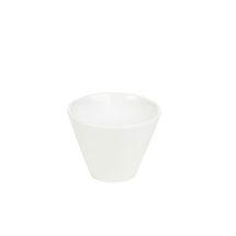 GENWARE WHITE PORCELAIN CONICAL BOWL 10.5OZ