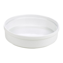 GENWARE WHITE PORCELAIN ROUND DISH 8.8OZ