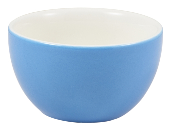 GENWARE PORCELAIN BLUE SUGAR BOWL 6OZ