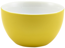 GENWARE PORCELAIN YELLOW SUGAR BOWL 6OZ