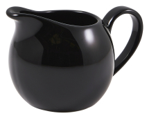 GENWARE PORCELAIN BLACK JUG 5OZ