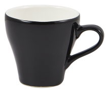 GENWARE PORCELAIN BLACK TULIP CUP 3OZ