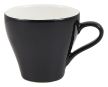 GENWARE PORCELAIN BLACK TULIP CUP 6.3OZ