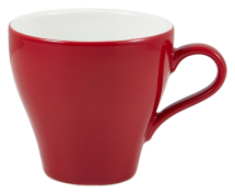 GENWARE PORCELAIN RED TULIP SHAPED CUP 10OZ