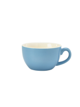 GENWARE PORCELAIN BLUE BOWL SHAPED CUP 8.8OZ