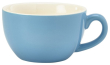 GENWARE PORCELAIN BLUE BOWL SHAPED CUP 6OZ