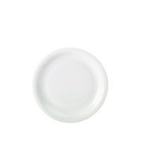 GENWARE WHITE PORCELAIN NARROW RIM PLATE 10.2inch