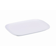 GENWARE WHITE PORCELAIN ELLIPSE RECTANGULAR PLATE 11X7.8inch