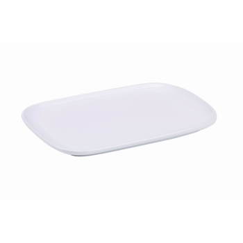 GENWARE WHITE PORCELAIN ELLIPSE RECTANGULAR PLATE 11X7.8Inch