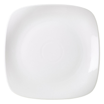 GENWARE WHITE PORCELAIN SQUARE PLATE 6.7inch