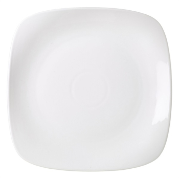 GENWARE WHITE PORCELAIN SQUARE PLATE 11.4Inch