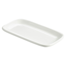 GENWARE WHITE PORCELAIN RECTANGULAR PLATE 7.7X3.9inch