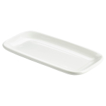 GENWARE WHITE PORCELAIN RECTANGULAR PLATE 9.6X4.9"