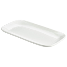 GENWARE WHITE PORCELAIN RECTANGULAR PLATE 14X7.5inch