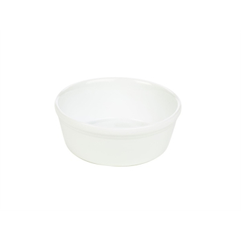 GENWARE WHITE PORCELAIN ROUND PIE DISH 16OZ