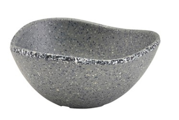 GREY GRANITE MELAMINE 3.5OZ TRIANGULAR RAMEKIN    X24